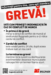 Strejkinfo till medlemmar på rumänska