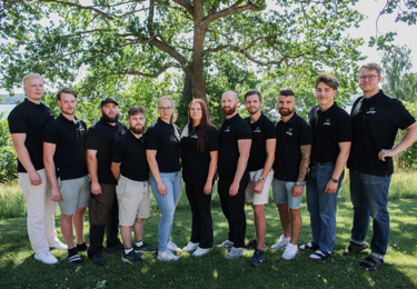 Gruppbild på Centrala ungdomskommittén