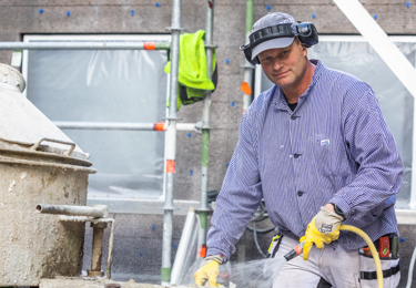 Person på arbetsplats.