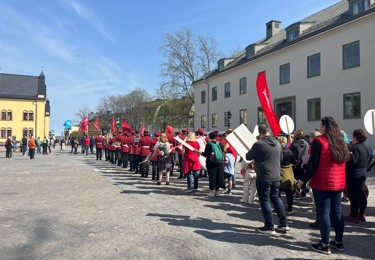 I maj tåg i Linköping 2024