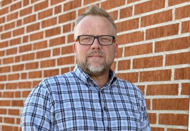 Bilden föreställer Thomas Westman, ombudsman på Byggnads Skåne.