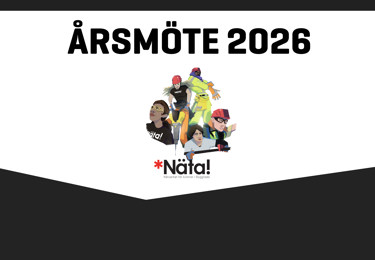 Texten Årsmöte 2026. Grafik med kvinnliga byggnadsarbetare.