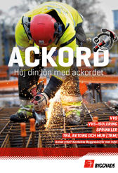 Person som har hjälm och varseljacka.