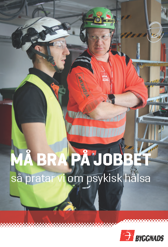 Två personer i varselkläder och hjälmar.