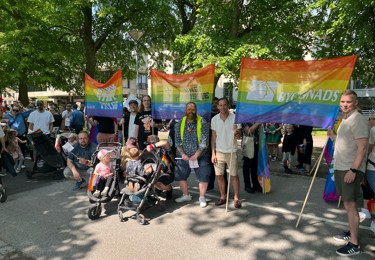 Bild från Prideparaden i Norrköping 2024