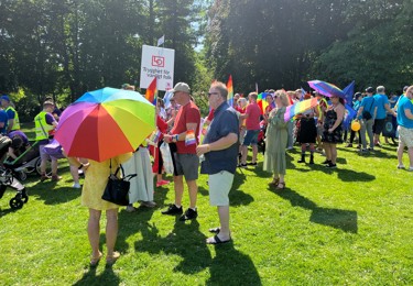 Bild från Prideparaden i Linköping 2024