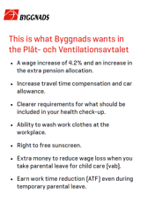 Svart och röd text.