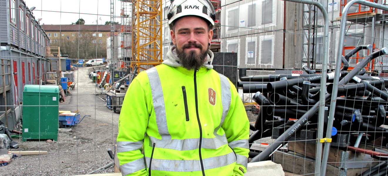 Viktor Lerin, lagbas och medlem i Byggnads Stockholm-Gotland.