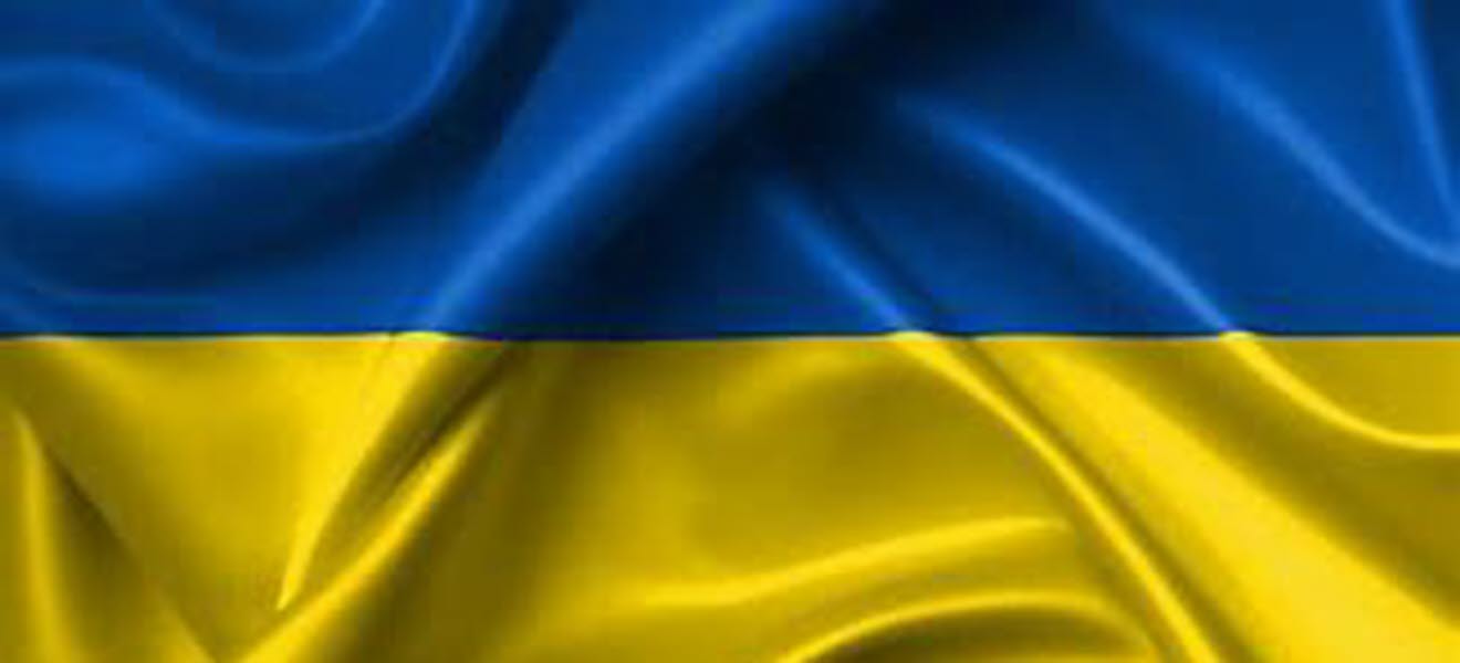 Gult och blått, färger av Ukrainas flagga